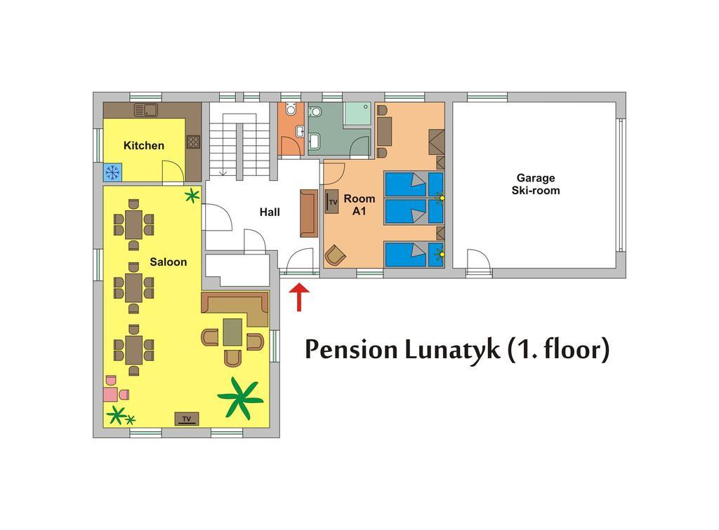 Pension Lunatyk Liptovsky Mikulas Exterior photo